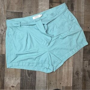 Torrid Women's Aqua High Waist Shorts